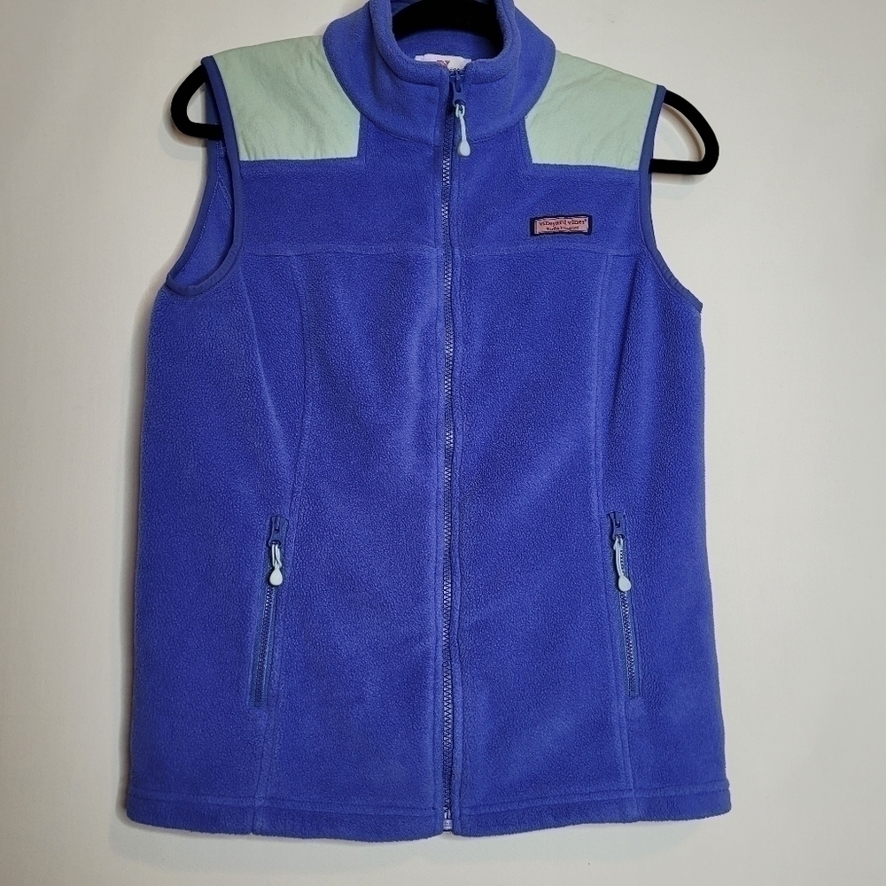 Blue Vinyard Vines Fleece Vest